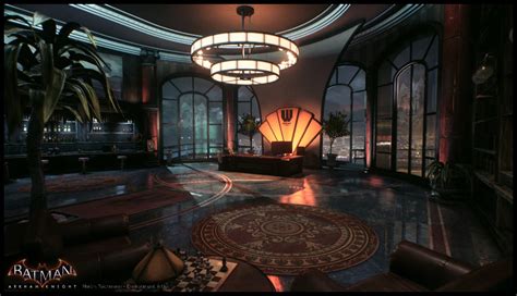 ArtStation - Wayne Office - Batman Arkham Knight, Martin Teichmann | Batman arkham knight ...