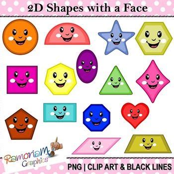 Shapes Clip art 2D | Shapes kindergarten, Clip art, Shapes