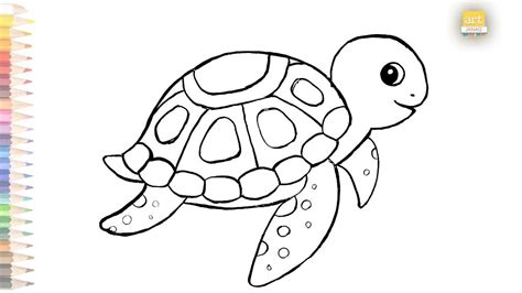 Cartoon Turtle, A Cartoon, Cartoon Drawings, Animal Drawings, Turtle Drawing, Outline Drawings ...