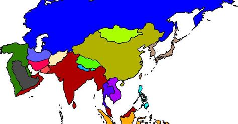 Map of Asia 1914 | Createmino Amino