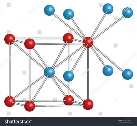 Crystal Lattice Cscl Cesium Chloride Stock Illustration 347363222 | Shutterstock