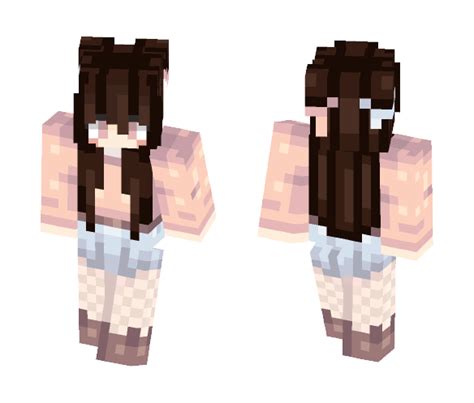 Download Dark hair cute girl Minecraft Skin for Free. SuperMinecraftSkins