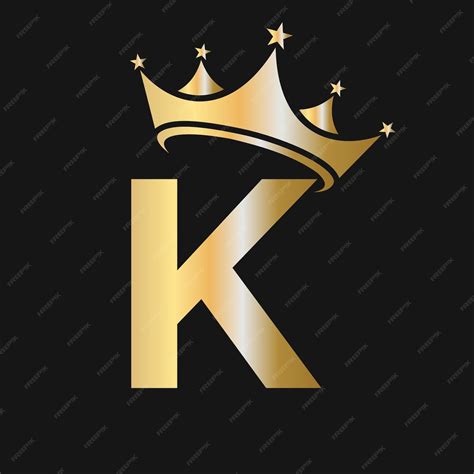 Premium Vector | Letter K Crown Logo Crown Logo on Letter K Template for Beauty Fashion Star ...