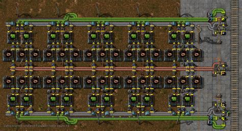 Green circuit factory for bot bus : r/factorio