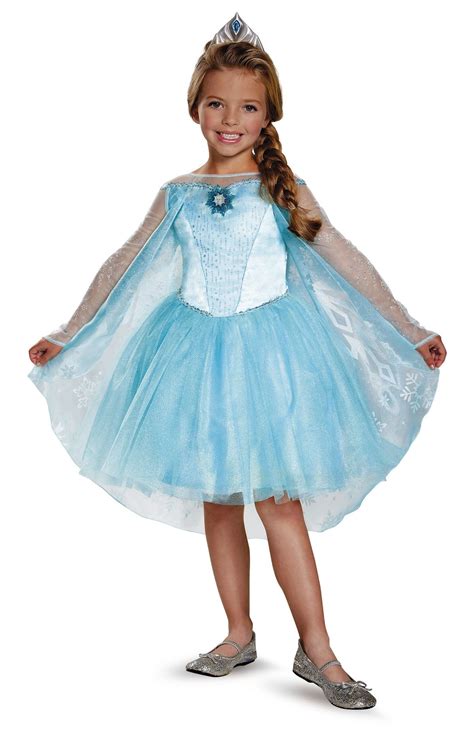 Kids Elsa Frozen Disney Princess Girls Costume | $61.99 | The Costume Land