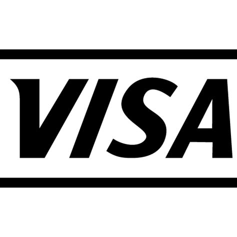 White Visa Logo - LogoDix