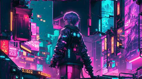 Cyberpunk Anime Wallpapers - 4k, HD Cyberpunk Anime Backgrounds on WallpaperBat