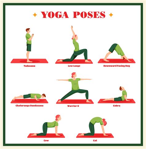 Yoga Poses Chart - 10 Free PDF Printables | Printablee