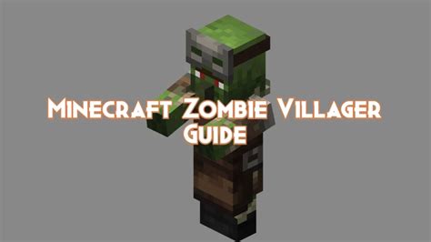 Minecraft Zombie Villager Guide - Pillar Of Gaming