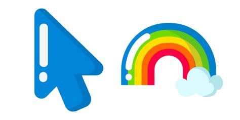 Minimal Rainbow cursor – Custom Cursor