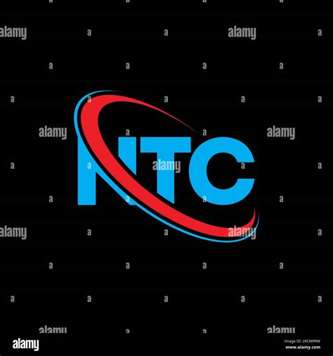 NTC logo. NTC letter. NTC letter logo design. Initials NTC logo linked with circle and uppercase ...