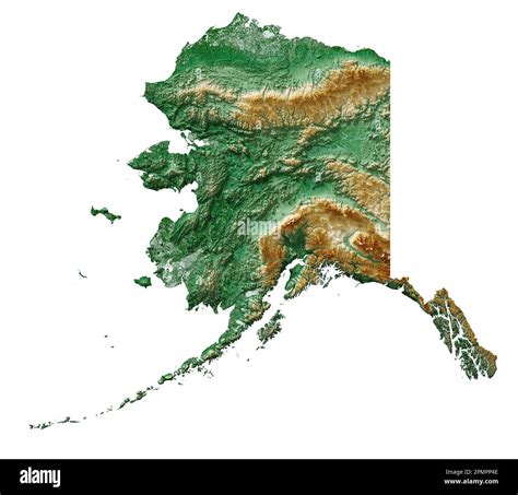 Alaska Map Topographic Map Shaded Relief Map USA, 49% OFF