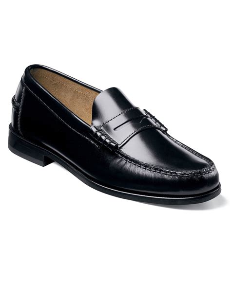 Florsheim Berkley Penny Loafers- Extended Widths Available in Black for Men | Lyst