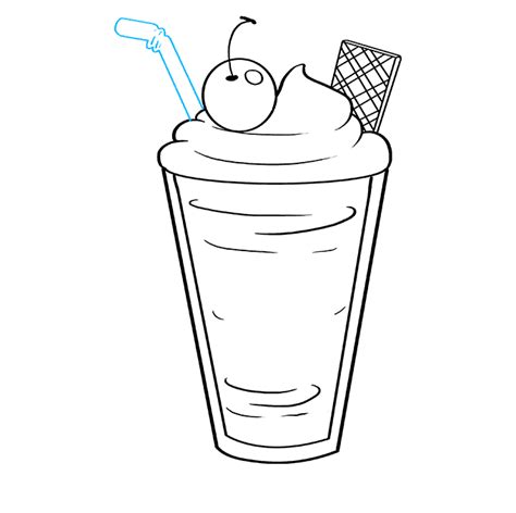 How to Draw a Milkshake - Really Easy Drawing Tutorial