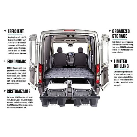 Organize your cargo space with DECKED Cargo Van Storage System at CARiD - Chevrolet Forum ...