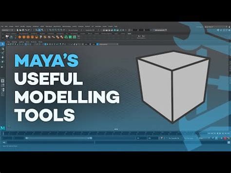 5 Useful Maya Modelling Tools to Know About : r/Maya