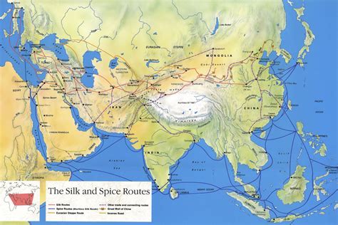 Ancient Silk Road Routes and Maps - Silk Road Travel Information