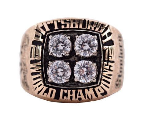 Lot Detail - 1979 PITTSBURGH STEELERS SUPER BOWL XIV RING.