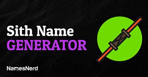 Sith Name Generator (335+ Dark Side Titles for Star Wars Fans)