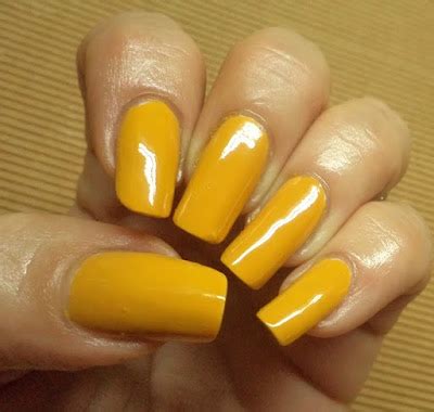 simple nails: 2521 mustard yellow nails , Color Club nail polish