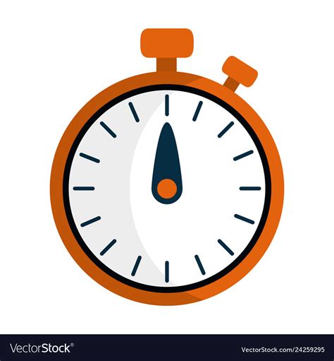 Stopwatch icon isolated Royalty Free Vector Image