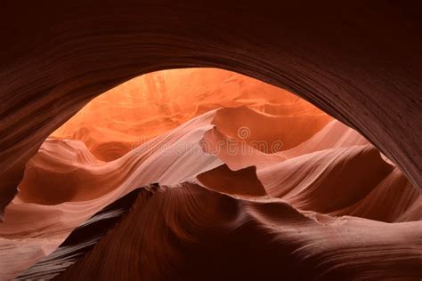 Sunrise in Antelope Canyon stock photo. Image of fall - 131704182