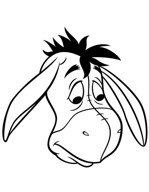 Eeyore Ears Template Printable