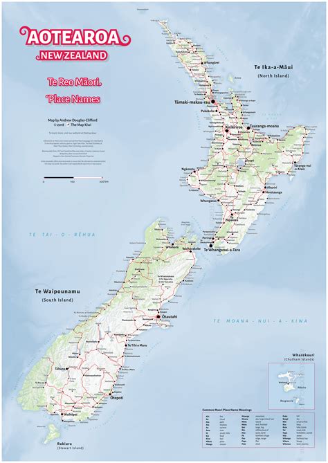 New Zealand Printable Map