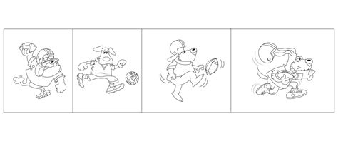 funny dog playing football, vector illustration, for kids and adult 22122057 Vector Art at Vecteezy