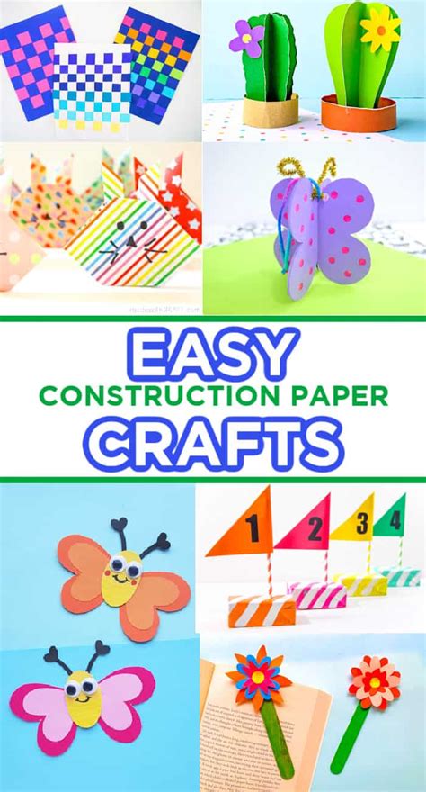 33+ Easy Construction Paper Crafts - Made with HAPPY