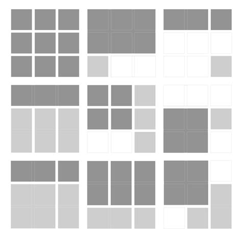 square grid panel layout | GraphicDesStudio6: GRIDS FOR LAYOUT | Layout design, Grid design ...