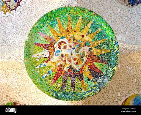 Gaudi Park Guell Mosaic