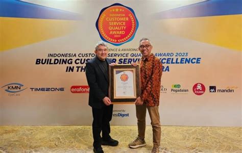 Pegadaian Raih Indonesia Customer Service Quality Award 2023