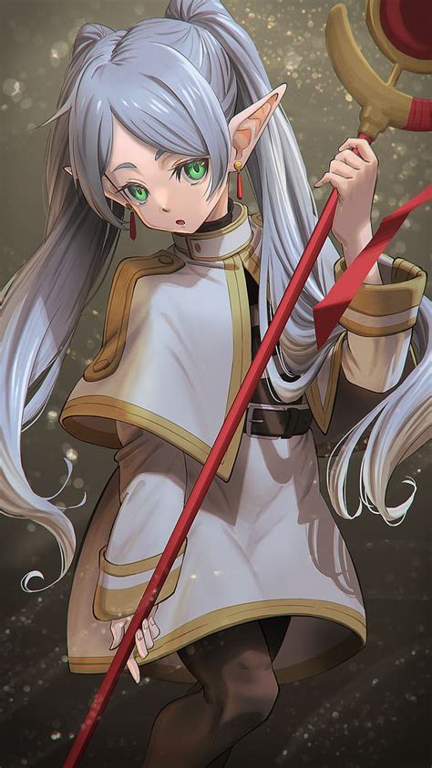 1920x1080px | free download | HD wallpaper: Sousou No Frieren, pointy ears, elf ears, staff ...