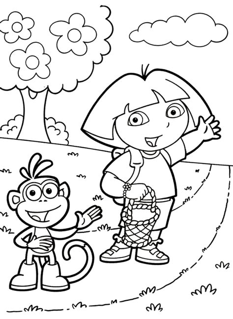 Dora Coloring Pages | Dora Coloring Pages