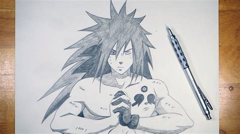 How to Draw Madara Uchiha | Madara Drawing - YouTube