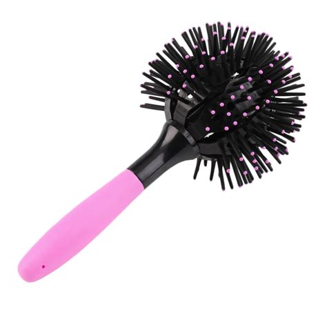 3D Round Hair Brushes Comb Salon make up 360 degree Ball Styling Tools Magic Detangling ...