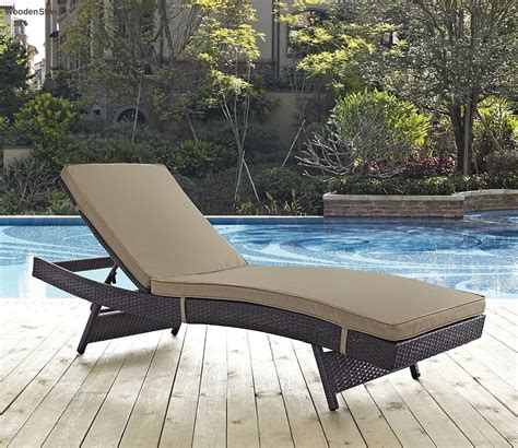 Buy Brown Adjustable Unique Outdoor Chaise Lounge Online in India at Best Price - Modern Outdoor ...