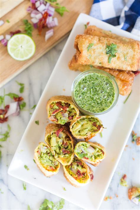 Copycat Avocado Egg Rolls - The Chunky Chef