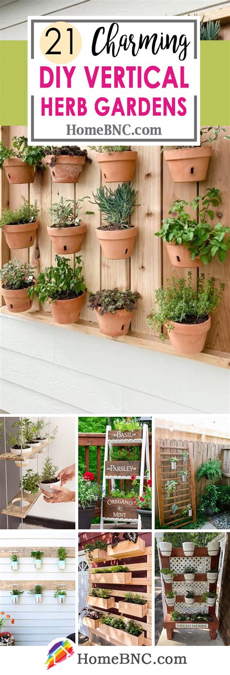 21 Best DIY Vertical Herb Garden Ideas for 2023