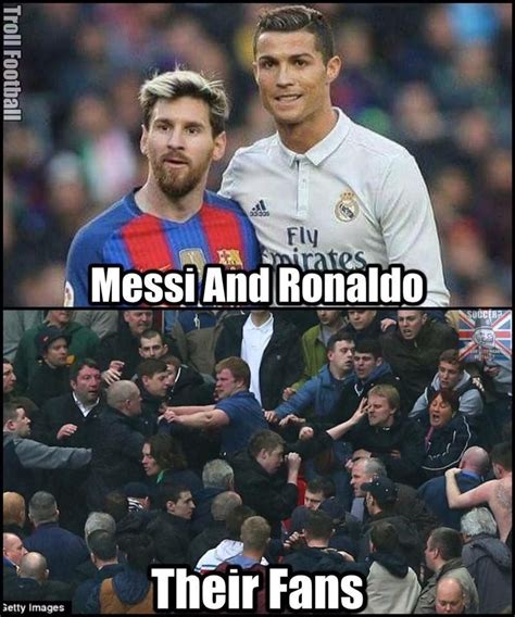 Tag a Cristiano Ronaldo and Leo Messi fan who always fight Funny Football Memes, Soccer Jokes ...