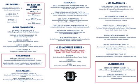 Take Out Menu-French Restaurant-ny-uws/ - Cafe du Soleil NY