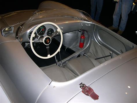 1955 Porsche 550 Spyder interior - Convertible - Wikipedia | Porsche 550, 550 spyder, Porsche