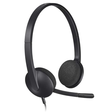 Amazon.in: Buy Logitech H340 Stereo Wired Over Ear Headphones With Mic With Noise-Cancelling ...