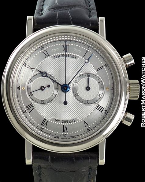 BREGUET REF 5237 CLASSIQUE CHRONOGRAPH 18K WHITE GOLD