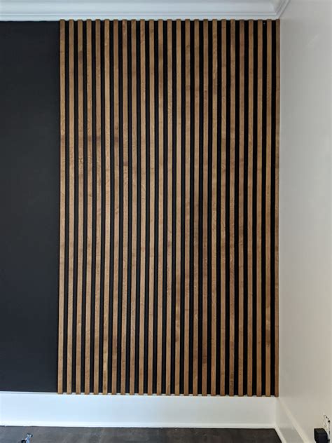 HOW TO MAKE AN AFFORDABLE WOOD SLAT WALL - Simply Aligned Home