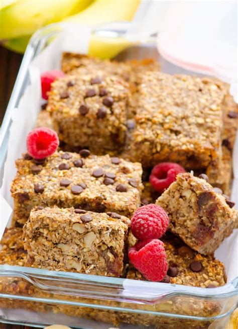 Oatmeal Breakfast Bars Vegan | Easy Recipes