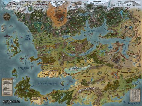 FAERUN-1372.DR | Inkarnate - Create Fantasy Maps Online | Fantasy world map, Fantasy city map ...