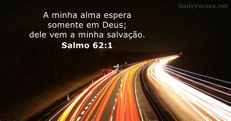 Salmo 62:1 - Versículo da Bíblia - DailyVerses.net