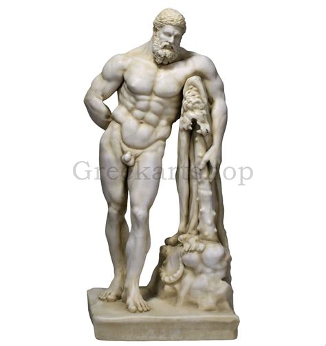 Farnese Hercules Heracles Greek Cast Marble Sculpture Statue - Etsy